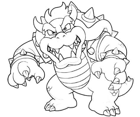 Mario Kart Bowser Coloring Pages Xcolorings Sexiz Pix