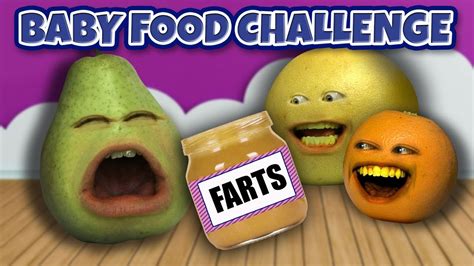 Annoying Orange - Baby Food Challenge! - YouTube