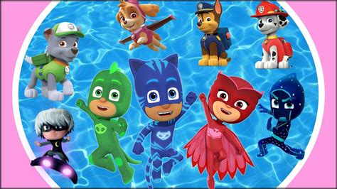 Learn Characters With Pj Masks Paw Patrol Gekko Catboy Owlette