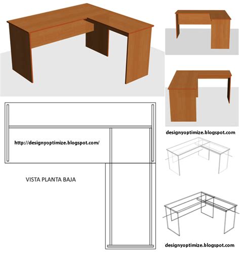 Diseño De Muebles Madera Cómo Construir Escritorio Para Oficina En