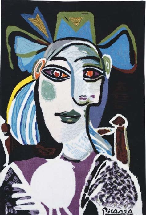 Pablo Picasso Buste De Femme Au Chapeau Bleu Mutualart