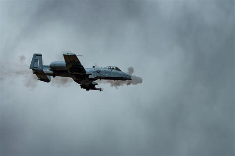 A10 Warthog Firing Gun