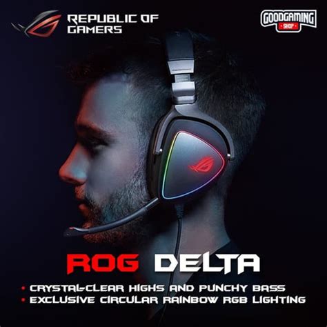 Jual Asus Rog Delta Rgb Gaming Headset With Hi Res Ess Quad Dac