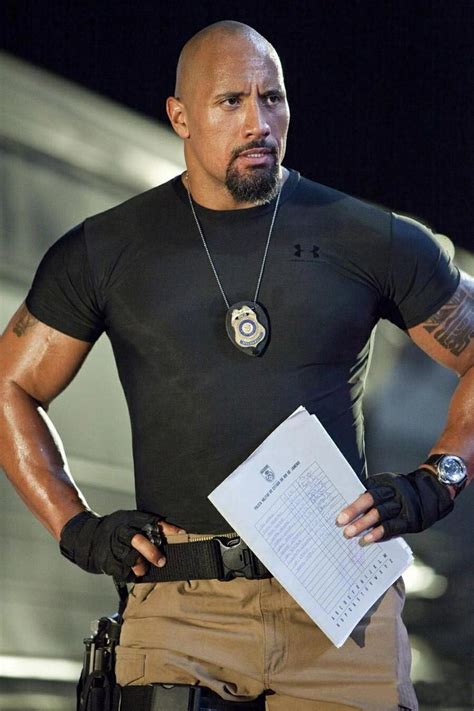 Dwayne As Federal Agent Luke Hobbs Fast And Furious Six The Rock