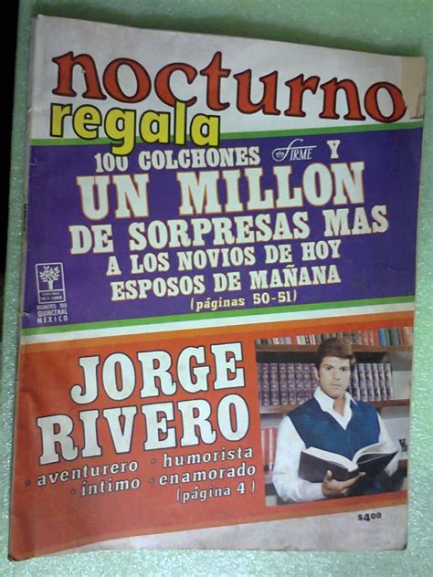 Revista Nocturno Jorge Rivero México 1971 19900 En Mercado Libre