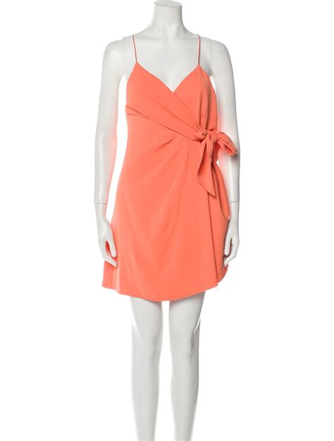 Zimmermann Silk Mini Dress Orange Dresses Clothing Wzi118713 The