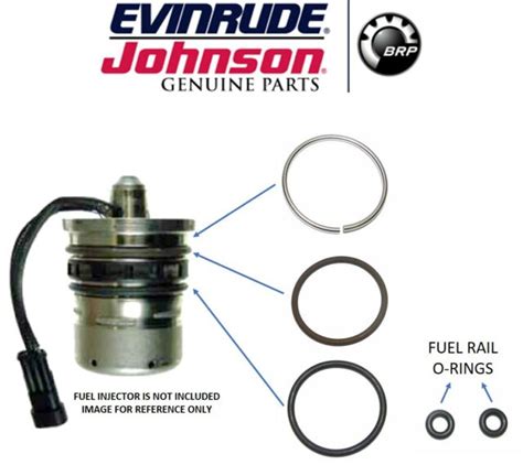 Evinrude E Tec Fuel Injector Rebuild Kit O Rings Ebay