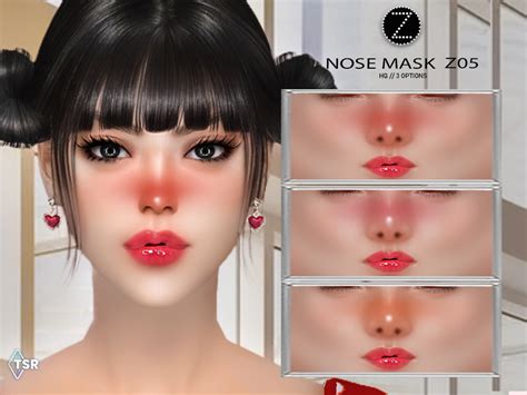 The Sims Resource NOSE MASK Z05 The Sims Sims Cc Sims 4 Game Mods