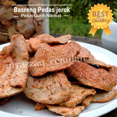 Jual Basreng Kg Pedas Daun Jeruk Baso Bakso Goreng Cemilan Snack