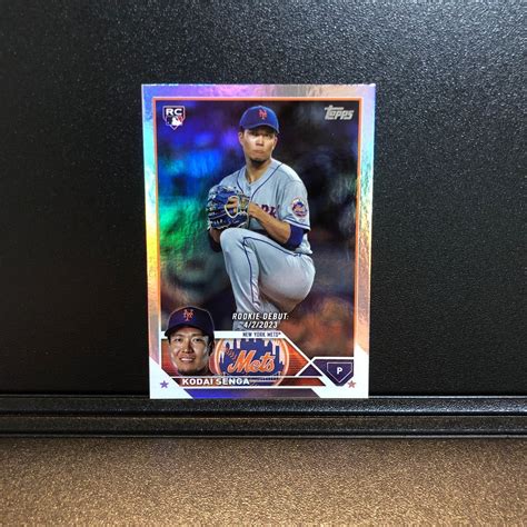 千賀滉大 2023 Topps Update US20 Rookie Debut RC Rainbow Foil Mets Kodai