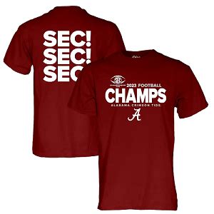 2023_Alabama_SEC_Championship_Tee-Shirt_SEC-SEC-SEC | TideFans.com | By the Fans, For the Fans.