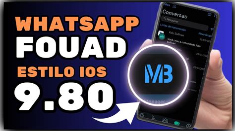 NOVA ATUALIZAÇÃO WHATSAPP FOUAD IOS 9 80 APK IGUAL DO IPHONE NO