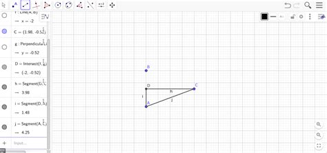 Using Geogebra To Draw A Right Triangle Mi Libro Geogebra