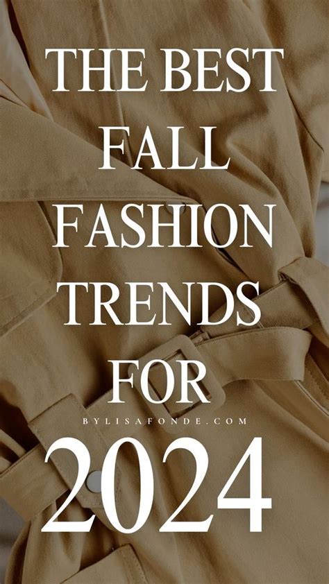 Find The Ultimate Fall Fashion Trends For 2024 In This Article If You