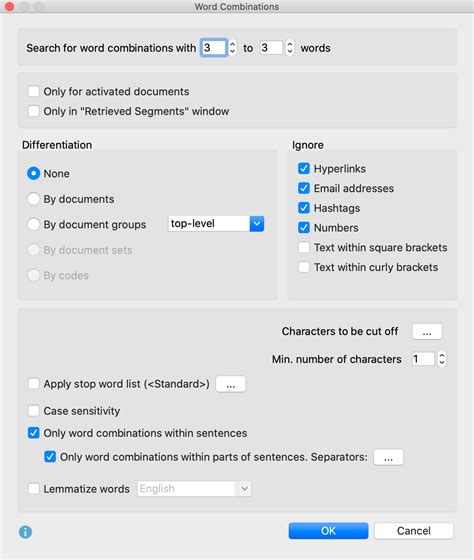 Maxqda 2022 Online Manual Word Combinations Maxqda