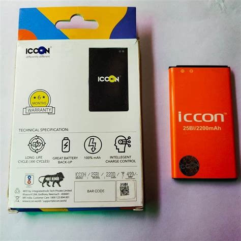 Iccon 25BI 2200 MAH Mobile Battery Voltage 5 V At 200 In Palanpur