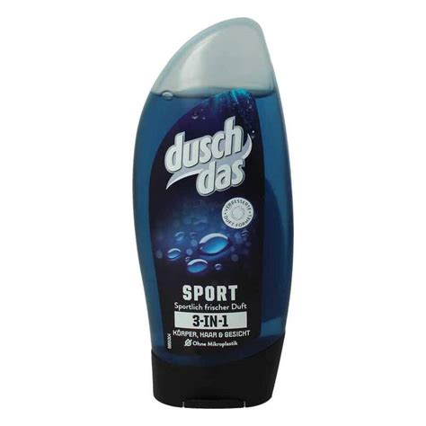 Duschdas Sport Men 3 In 1 Körper Haar Gesicht Duschgel 250 ml