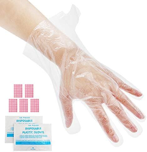 200pcs Paraffin Bath Liners For Hand Segbeauty Plastic Thermal Mitten