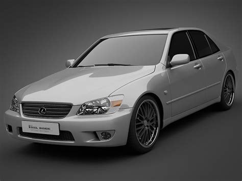 2005 Lexus IS200 3D model | CGTrader