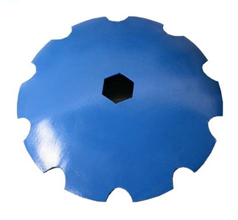 65mn Concaved Notched Flat Disc Blade Parts For Disc Plough Flat Disc