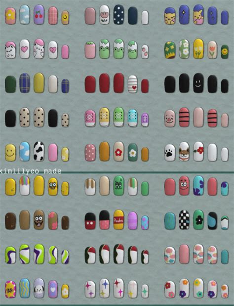 Hottest Sims Nails Cc That We Know You Will Love Artofit