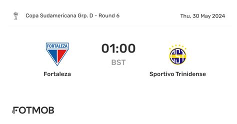 Fortaleza Vs Sportivo Trinidense Live Score Predicted Lineups And