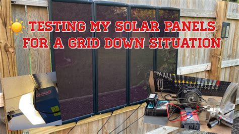 Solar Panels Thunderbolt Magnum 100w Solar Pane Testing For A Grid Down Situation Harbor