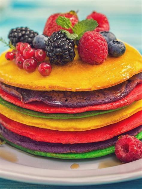 Panquecas Coloridas Veganas Receita Perfeita Para Fazer As