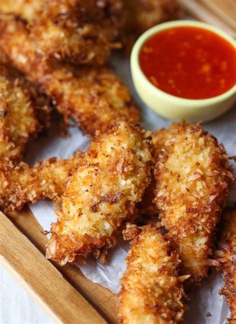 Crispy Coconut Chicken Strips Cookies And Cups