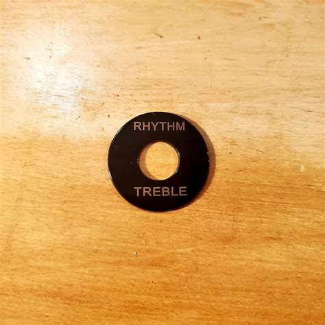 Toggle Switch Ring Rhythm Treble Black And Gold Washer Les Reverb