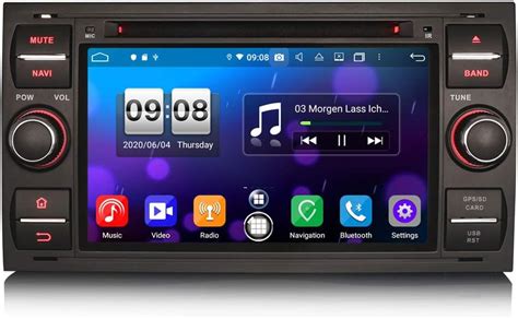 ERISIN Autoradio Android 11 Da 7 Pollici Per Ford C S Max Galaxy Kuga