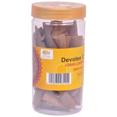 Buy Kesari Devotee Collection Loban Luxury Dhoop Cone With Stand