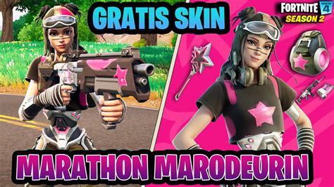 Jetzt Gratis Skin In Fortnite Abholen Marathon Marodeurin Outfit