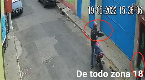 Cámaras captan momento en que asaltante dispara a mujer en zona 7