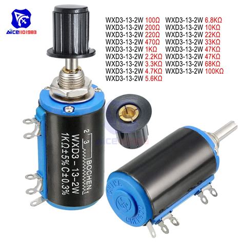 Wxd W Wirewound Potentiometer Resistance R R K K K K