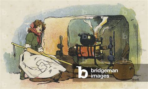 Image Of Cinderella Colour Litho By Hassall John 1868 1948