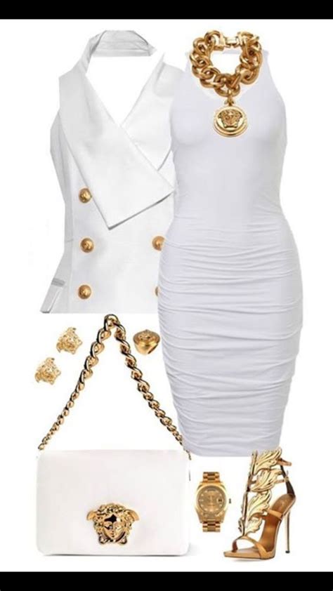 White And Gold Party Dress Discount