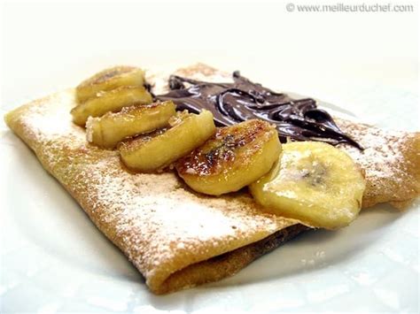 crêpe chocolat banane Recipe Overripe bananas Recipes Fast desserts