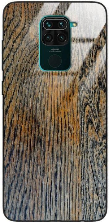 Forestzone Etui Drewniane Xiaomi Redmi Note 9 Old Fashion Wood Rust