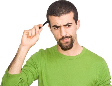 Thinking man PNG