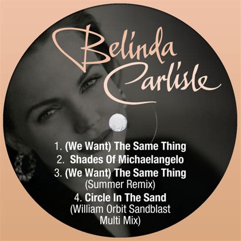 Stream We Want The Same Thing By Belinda Carlisle Listen Online For