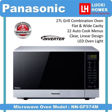 Panasonic L Inverter Grill Microwave Oven Nn Gf M Shopee Malaysia