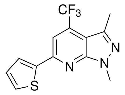 1 3 DIMETHYL 6 2 THIENYL 4 TRIFLUOROMETHYL 1H PYRAZOLO 3 4 B