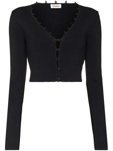 Buy Nanushka Danique Cropped Cardigan At Off Editorialist