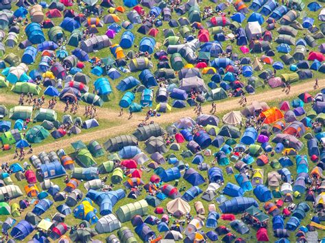 Glastonbury Aerial Photos Stunning Images Show How Massive Tent