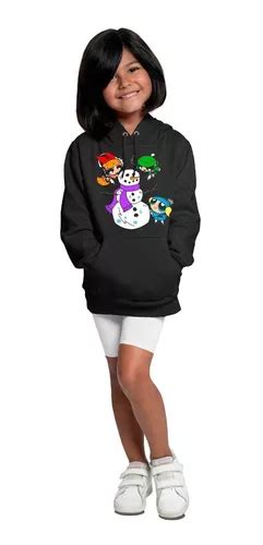 Sudadera Infantil Navidad Chicas Super Poderosas Cartoon Nvd Env O Gratis