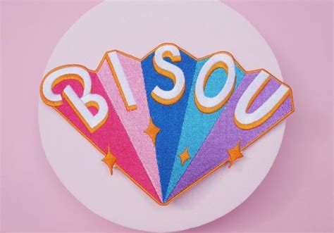 Patch Thermocollant Bisou XL La Boutique De Louise