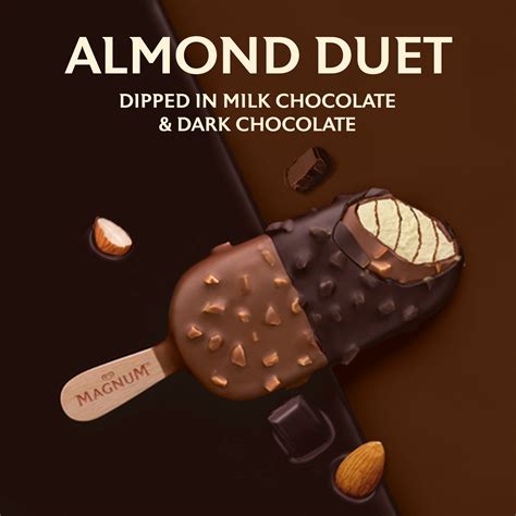 Almond Duet Ice Cream Bar Magnum Ice Cream