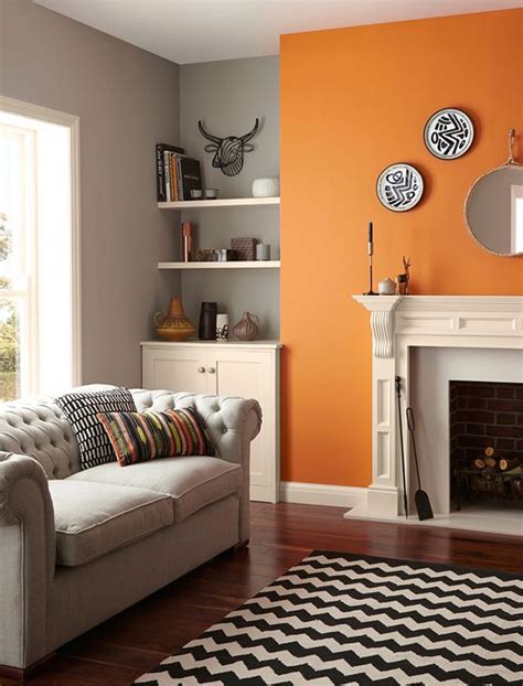 25 Bright And Cheerful Orange Accent Wall Ideas - DigsDigs