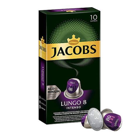 Кава в капсулах Nespresso Jacobs Lungo 8 Intenso 10 капсул ID